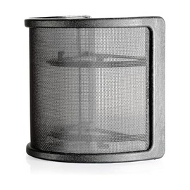 SWAMP Mesh Pop Filter Useful for Microphones with 45mm - 63mm Diameter ABS Metal