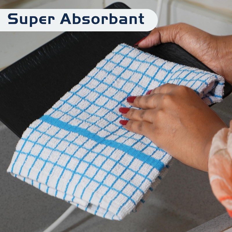 Infinity Terry Kitchen Towels - Premium Soft and Absorbent Cotton