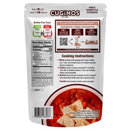 Cugino's Chicken Enchilada Soup Mix, 6 Pack, Homemade Southwest Gourmet Flavor with Vegetables, Beans, and Tomatoes, Cooks in 12 Minutes, Made in the USA