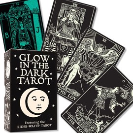 Glow in the Dark Tarot Tarot Tarot Divination with Japanese Manual (English Language Not Guaranteed)