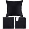 4 Pack Pillow cover,Cotton Comfortable Solid Decorative Throw Pillow Case