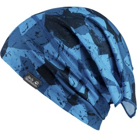 Jack Wolfskin Boys Buddy Headgear Kids Scarf Foulard Child Turquoise All Over One Size