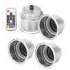 Kuuleyn Drink Cup Holder, 4Pcs DC 12V RGB LED Car