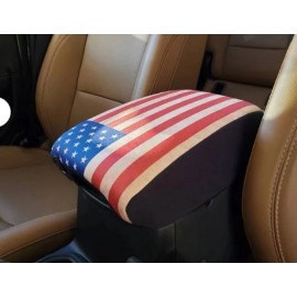 Cool Console Covers Jeep JL Wrangler Neoprene Console Cover Armrest Pad with Keyhole Compatible