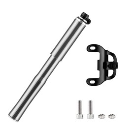 QUMOX Mini Bike Pump Portable Bicycle Pump High Pressure Frame Pump - Fits Presta and Schrader - Reliable, Compact & Light - Bicycle Tire Pump for Road, Mountain and BMX Bikes