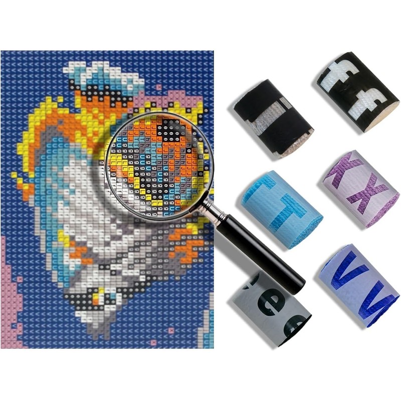 YOOTOM Unicorn Latch Hook Rug for DIY Knotting Kits, Cross