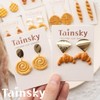 TAINSKY Bread Shape Clay Cutters, 16 Shapes Polymer Clay Cutters