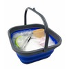 SAMMART 5.5L Set of 2 Collapsible Square Handy Bucket/Foldable SquareWater