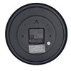 Zugar Land Funny Black Backwards Joke Wall Clock (9") Large