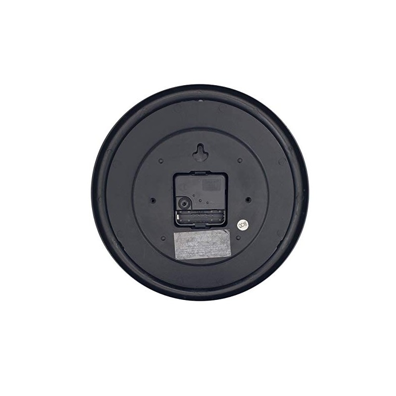 Zugar Land Funny Black Backwards Joke Wall Clock (9") Large