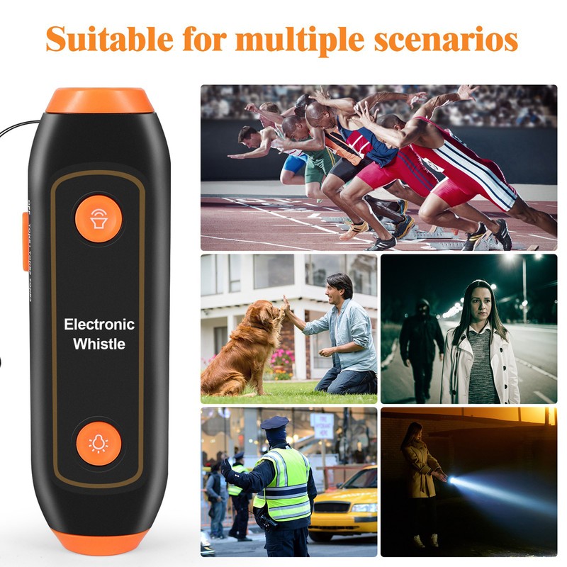 Electronic Whistle 3 Tone 3 Volume Level Blow Free Whistle