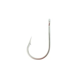 Mustad 7691S Big Game Southern and Tuna Stainless Steel Forged Fishing Hook | Fish Hook Tackle Equipment | Tapered Ring Knife Point, [Size 12/0, Pack of 10]