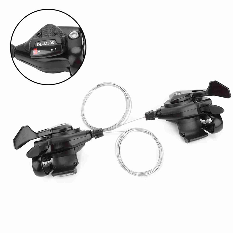 1 Pair Triple Speed Bicycle Gear Shift Derailleur Left/Right Shifter
