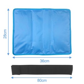 Lectorias 1 x Cooling Pads Knee Cold Therapy Cooling Pad Cooling Compress Cold Warm Compress Cooling Cuff Knee Cooling Bandage for Joint and Muscle Pain Injuries Wrist Arm Knee Neck Ankle