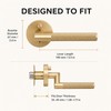 Knurled Privacy Door Handle for Bedroom & Bathroom