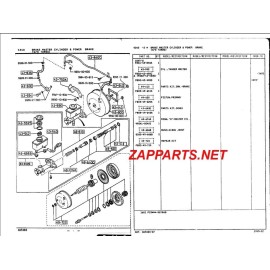 OEF MAZDA Rx7 Rx-7  Brake Master Cylinder MODELS W/O ABS 1986 To 1991