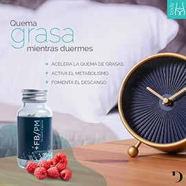 Dekós | +FB/PM | Suplemento Alimenticio Termogénico de Noche a Base de Café Verde, Frambuesa, Cáscara de Naranja, Gaba, L-Triptófano y Magnesio con 60