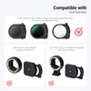 JJC 2 Pack Magnetic Drop in Filter UV ND CPL