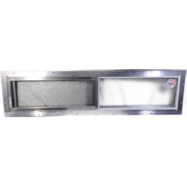 Mobile Home Window 36" X 8" Horizontal Slider. Obscured Glass Bathroom Window