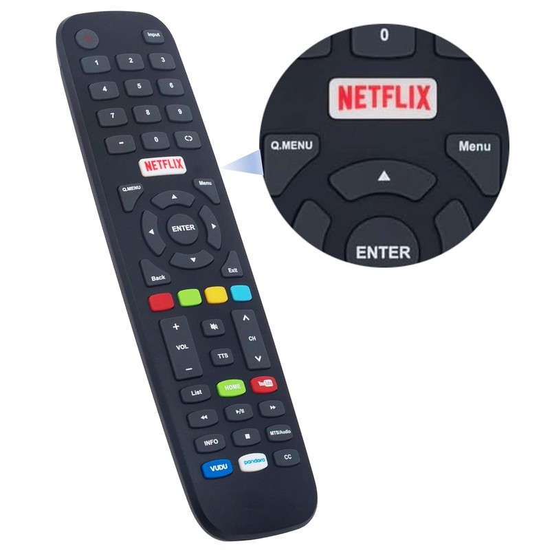 Universal Remote Control for Polaroid 4K UHD LED LCD Smart