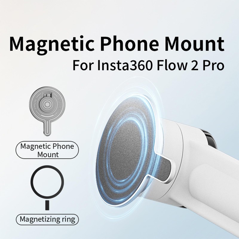 SZZCNOX Magnetic Safe Adapter Compatible with Insta360 Flow 2 Pro,