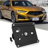 Tow Hook Adapater Do Drill Front License Plate Mounting Bracket