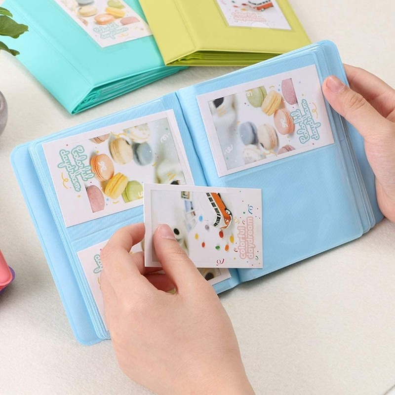 xingmo Mini 3 Inch Film 64 Pockets Photo Album (Blue)