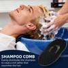 JIUZI 6 Pack Pocket Palm Combs, Scalp Massager & Shampoo