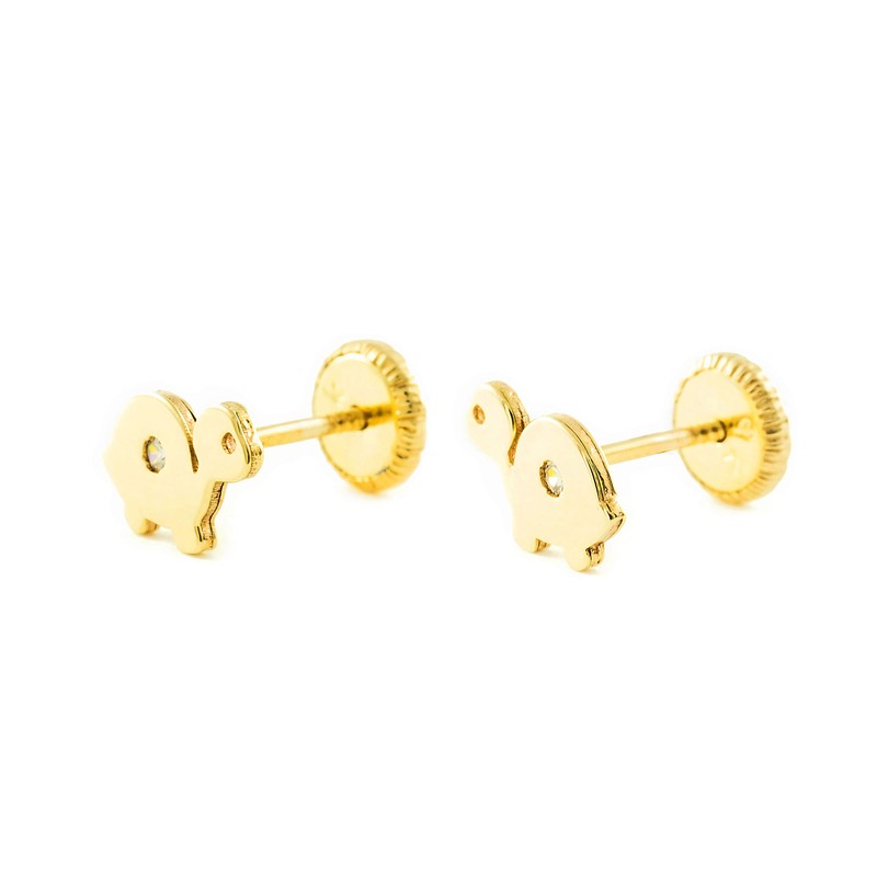 Women's & Children's Turtle Stud Earrings - Gift Box, metal