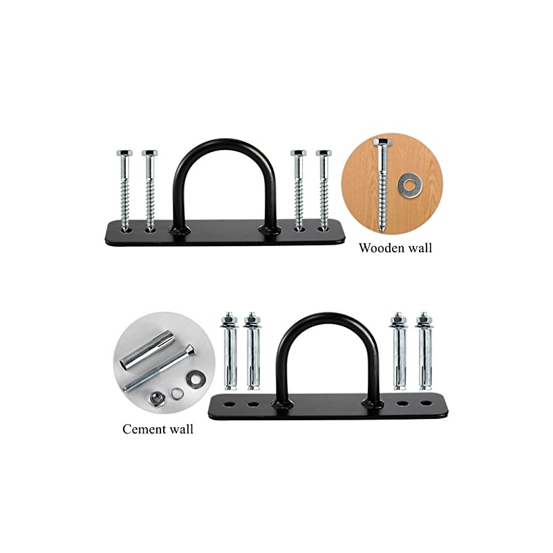 Battle Rope Anchor Mount - Heavy Duty Training Kit for