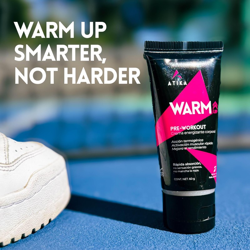Atika Power WARM UP Crema Corporal Termogenica | Ejercicio Efectivo