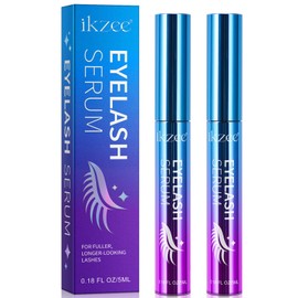 2 Pack Eyelash Growth Serum - Lash Serum for Eyelash Growth, Eyelash Serum to Grow Lashes for Women, Eye Lash Serum Growth to Boost Thicker, Fuller, and Longer Lashes, 5ml