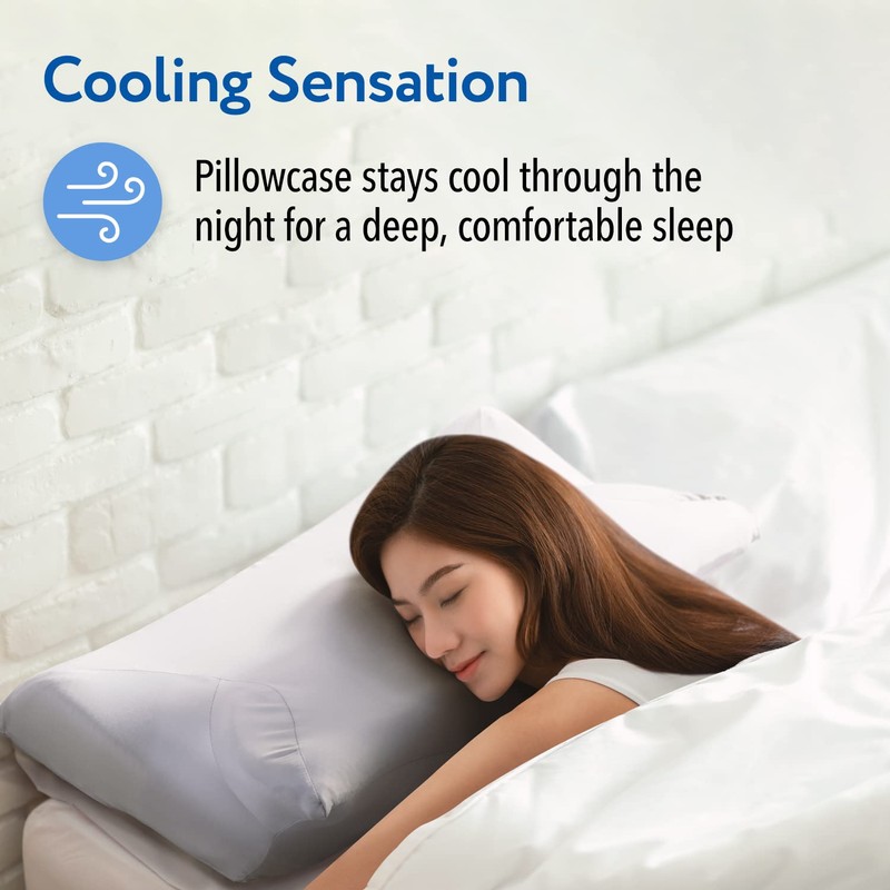Impresa Orthopedic Pillow Case Cover with Zipper Fits Sutera Pillow