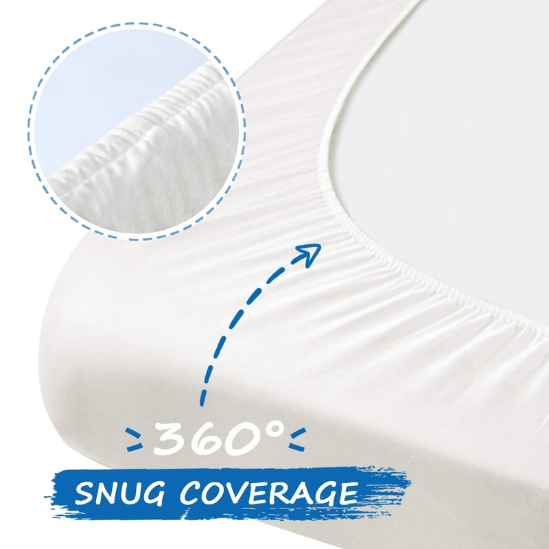 Pack N Play Sheet Fitted 2 Pack Organic, 100% Cotton