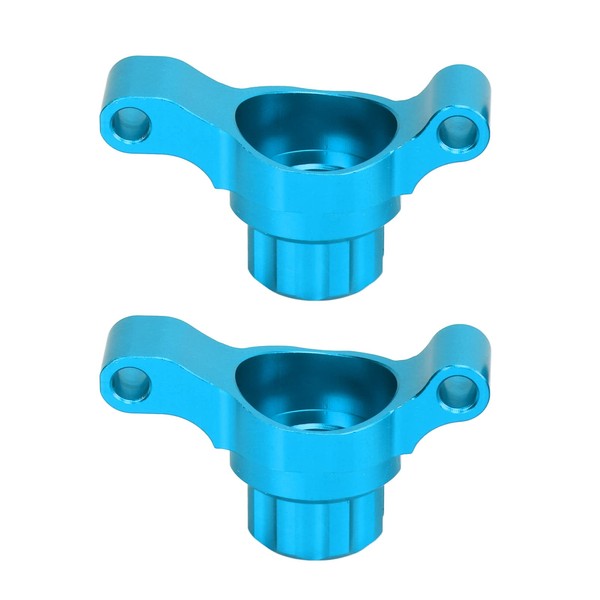 VGEBY RC Rear Steering Cup, Aluminum Alloy Rear Steering Cup Upgrade Parts for Tamiya TT02 1/10 RC Car Accessories(Blue)
