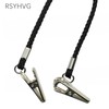 RSYHVG 2 PCS Black Adjustable Bib Holder Clips Napkin Holders