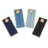 VANANA 4PCS Set Denim Waistband Button Extender Metal Buttons for