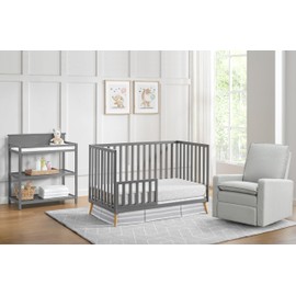 Oxford Baby Cozy Nest Toddler Guard Rail, Dove Gray