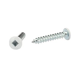 Rv Screws OEM #8 X 1 Square Drive Enclosed Car Hauler RV Interior Screws/Sheet Metal Screws-150 Pack(White)