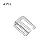 sourcing map 4 x Metal Webbing Strap 1.5 Inch 38