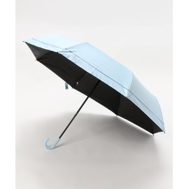 Aimoha UV Protection Parasol, Lightweight, Compact, Rain or Shine, Women's, Rain Umbrella, 8 Ribs, Chic Simple, Folding Umbrella, Folding Umbrella, 11.3 oz (320 g) (Heart) Blue) Free