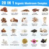 Dmeisy 20 in 1 Organic Mushroom Supplement 120 Count Immune