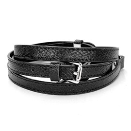 Genuine Leather Shoulder Strap for Mini Bags, Shoulder Strap for Longchamp Women's Bag, Shoulder Strap for Longchamp, Length-Adjustable Replacement Strap Made of High-Quality Cowhide Leather