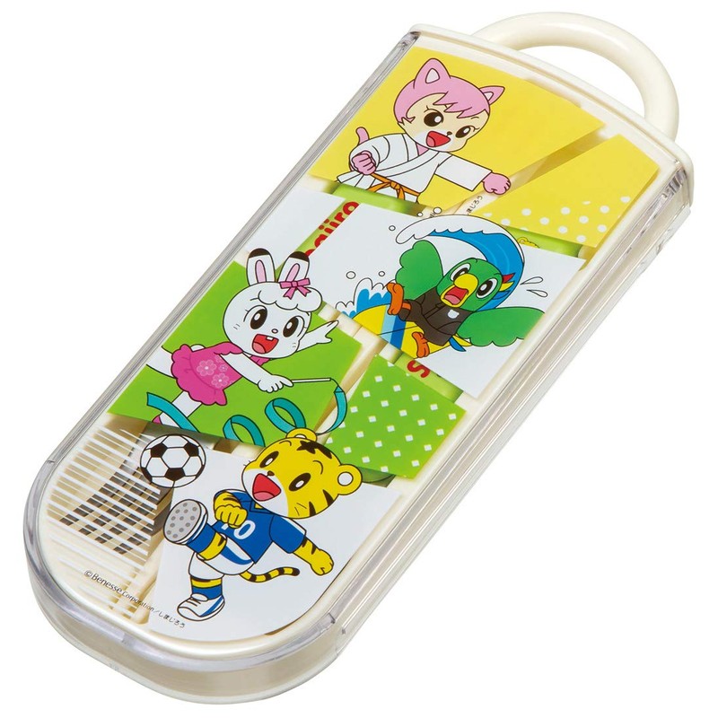 Skater TACC2 Children's Trio Set Chopsticks, Spoon and Fork, Shimajiro,