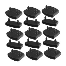 Mikinona Sturdy Plastic Bed Slat End Caps Replacement for Bed Slats Bracket Single Prong Holders