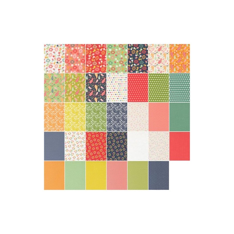 Sherri and Chelsi Raspberry Summer 34 Fat Quarters Moda Fabrics