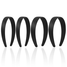 4 Pieces Of Black Headband, Fixed Bang Decoration, Women'S Fashion Hair Accessories, Classic Retro Headband, Non-Slip Headband, Clothing Hairstyle Decoration