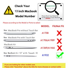 Se7enline Compatible with MacBook Air 13" (2018-2024) Trackpad New Protector (2 PCS) Touch Pad Cover Unti-Scratch Unti-Water Compatible with MacBook Air 13.3" M1 A2337/A1932/A2179, Clear/Transparent