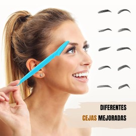 Set de Eyebrow Razor, 30 Piezas Perfiladores de Cejas, Multiusos Maquinilla de Afeitar Ceja con Cubierta para Mujeres, Maquinilla de Ceja Afeitadora Precisión para Depilación Facial