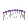 10 x Rose Flat Hair – Hair Pin – Bride
